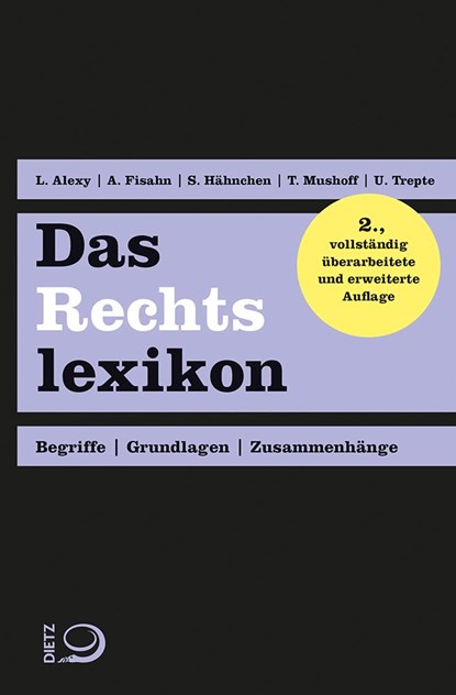 Das Rechtslexikon, Lennart Alexy ;  Andreas Fisahn ;  Susanne Hähnchen ;  Tobias Mushoff ;  Uwe Trepte - Paperback - 9783801206314