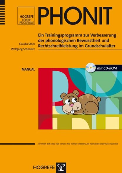 PhoniT, Claudia Stock ; Wolfgang Schneider - Paperback - 9783801723293