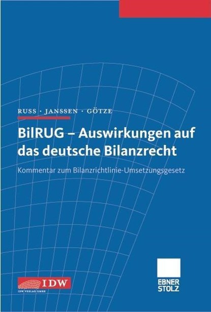 BilRUG - Auswirkungen auf das deutsche Bilanzrecht, niet bekend - Gebonden - 9783802120374