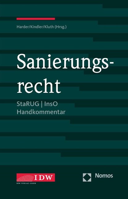 Sanierungsrecht, Harder ; Kindler ; Kluth - Gebonden - 9783802129155