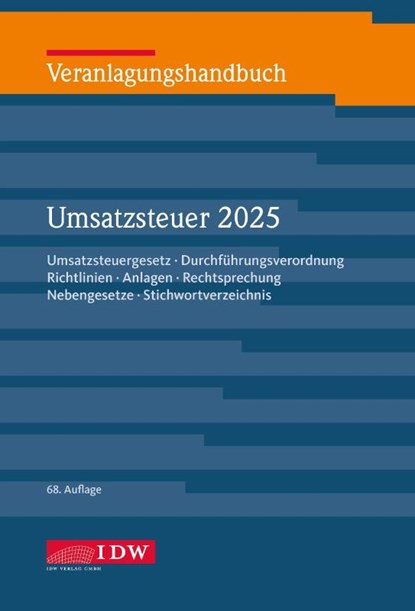 Veranlagungshandbuch Umsatzsteuer 2025, Werner Widmann - Gebonden - 9783802132506