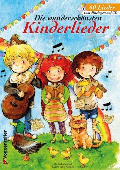 Die wunderschönsten Kinderlieder (CD), Herb Kraus - Gebonden - 9783802406706