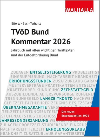 TVöD Bund Kommentar 2026, Jörg Effertz ; Andreas Bach-Terhorst - Gebonden - 9783802979064