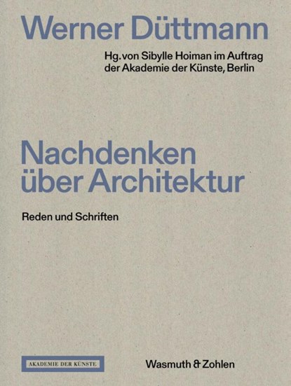Nachdenken über Architektur, Sibylle Hoiman - Paperback - 9783803022264