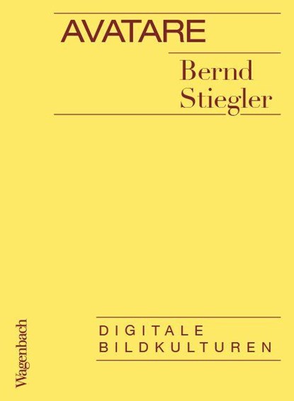 Avatare, Bernd Stiegler - Paperback - 9783803137661