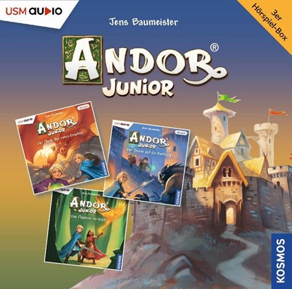 Die große Andor Junior Hörbox Folgen 1-3 (3 Audio CDs), Jens Baumeister - AVM - 9783803234407
