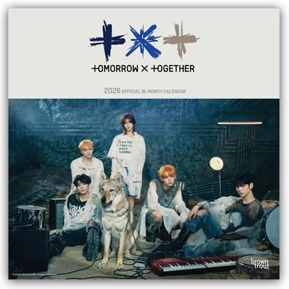 TXT - Tomorrow X Together 2026 - Wandkalender, niet bekend - Paperback - 9783803531469
