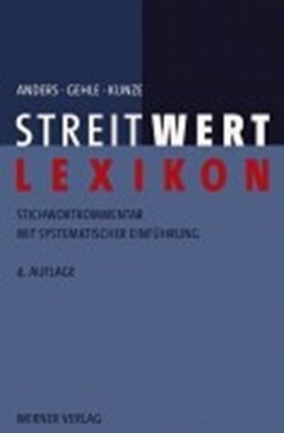 Anders, M: Streitwert-Lexikon