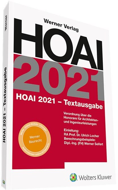 HOAI 2021 - Textausgabe, Ulrich Locher ; Werner Seifert - Gebonden - 9783804154537