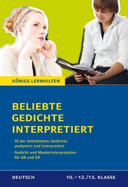 Beliebte Gedichte interpretiert, Thomas Möbius - Paperback - 9783804412040