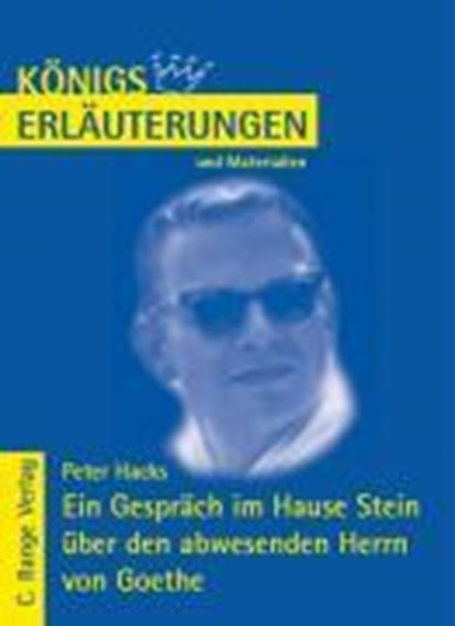 Hacks, P: Gespräch im Hause Stein/Erl. Mater., HACKS,  Peter - Paperback - 9783804418714