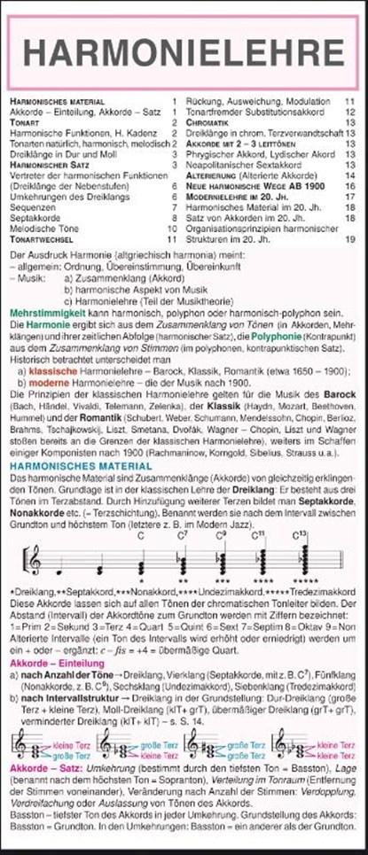 Harmonielehre, niet bekend - Paperback - 9783804488793