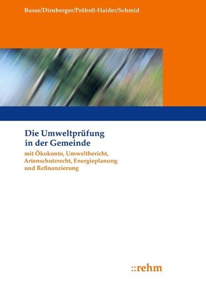 Die Umweltprüfung in der Gemeinde, Jürgen Busse - Paperback - 9783807303192
