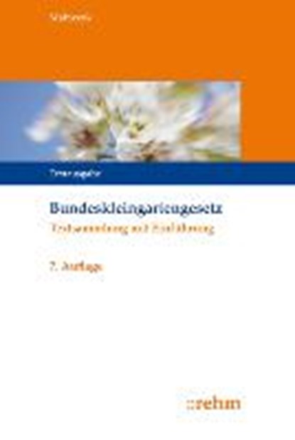 Bundeskleingartengesetz, MAINCZYK,  Lorenz - Paperback - 9783807304700