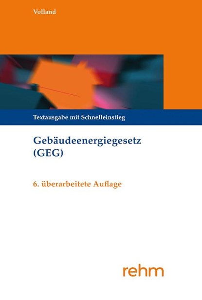 Gebäudeenergiegesetz (GEG), Johannes Volland - Paperback - 9783807328874