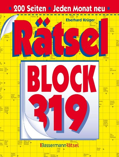 Rätselblock 319 (5 Exemplare à 2,99 EUR), Eberhard Krüger - Paperback - 9783809468585