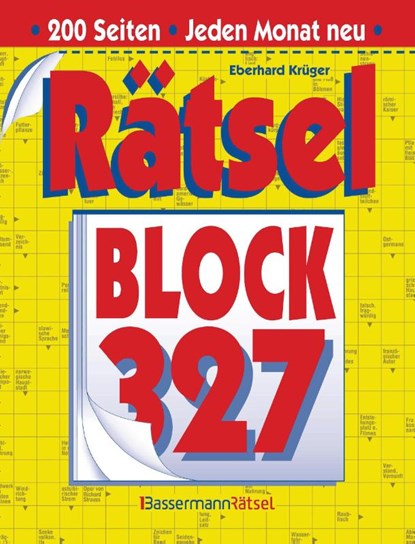 Rätselblock 327 (5 Exemplare à 2,99 EUR), Eberhard Krüger - Paperback - 9783809468660