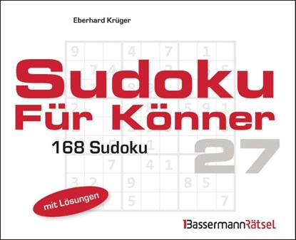 Sudoku für Könner 27 (5 Exemplare à 2,99 EUR), Eberhard Krüger - Paperback - 9783809469247