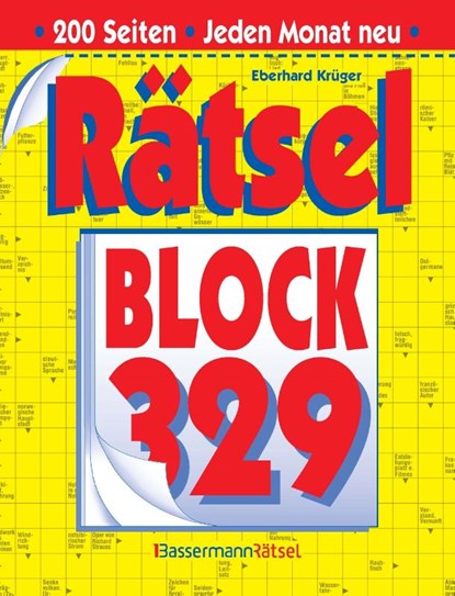 Rätselblock 329 (5 Exemplare à 2,99 EUR), Eberhard Krüger - Paperback - 9783809469285