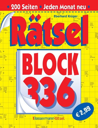 Rätselblock 336 (5 Exemplare à 2,99 EUR), Eberhard Krüger - Paperback - 9783809469353