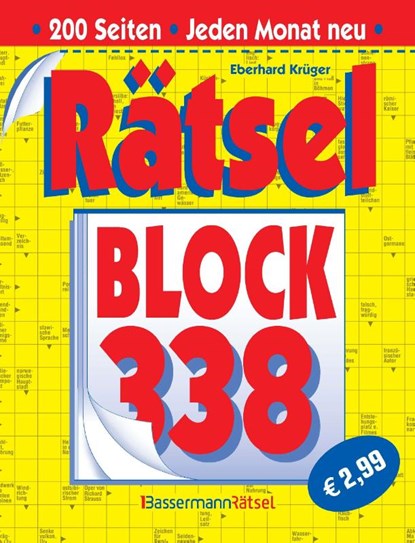 Rätselblock 338 (5 Exemplare à 2,99 EUR), Eberhard Krüger - Paperback - 9783809469377