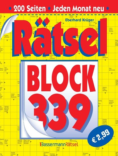 Rätselblock 339 (5 Exemplare à 2,99 EUR), Eberhard Krüger - Paperback - 9783809469384