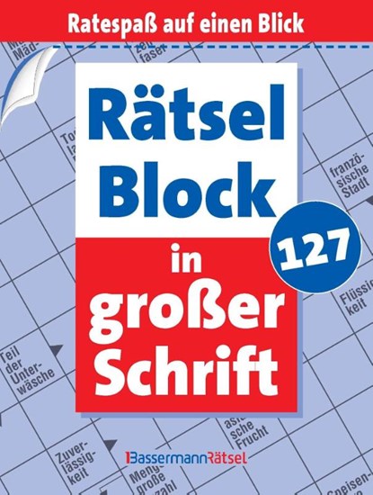 Rätselblock in großer Schrift 127 (5 Exemplare à 2,99 EUR), Eberhard Krüger - Paperback - 9783809469513
