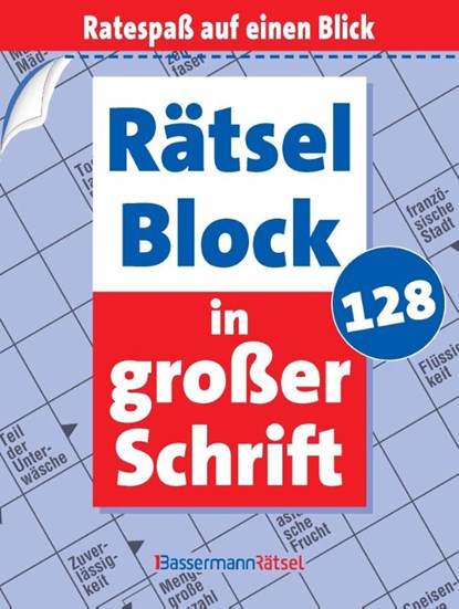 Rätselblock in großer Schrift 128 (5 Exemplare à 2,99 EUR), Eberhard Krüger - Paperback - 9783809469520