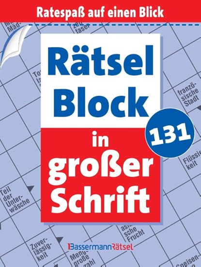 Rätselblock in großer Schrift 131 (5 Exemplare à 2,99 EUR), Eberhard Krüger - Paperback - 9783809469551