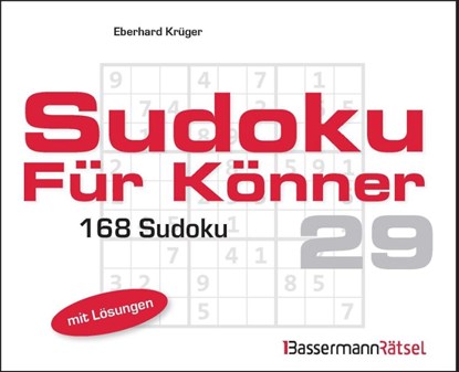 Sudoku für Könner 29 (5 Exemplare à 2,99 EUR), Eberhard Krüger - Paperback - 9783809469889