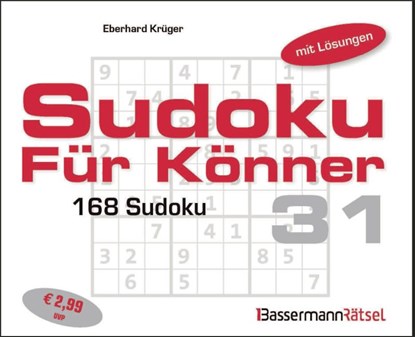 Sudoku für Könner 31 (5 Exemplare à 2,99 EUR), Eberhard Krüger - Paperback - 9783809469902