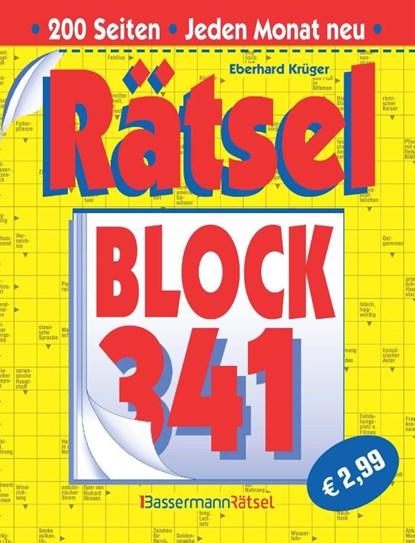 Rätselblock 341 (5 Exemplare à 2,99 EUR), Eberhard Krüger - Paperback - 9783809485063