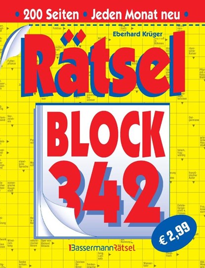 Rätselblock 342 (5 Exemplare à 2,99 EUR), Eberhard Krüger - Paperback - 9783809485070