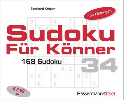 Sudoku für Könner 34 (5 Exemplare à 2,99 EUR), Eberhard Krüger - Paperback - 9783809485698