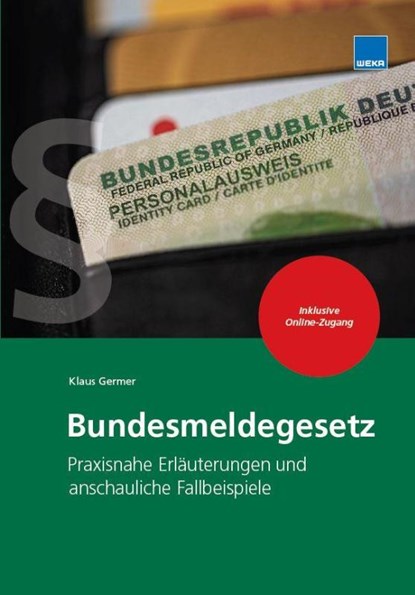 Bundesmeldegesetz, Klaus Germer - Paperback - 9783811105010