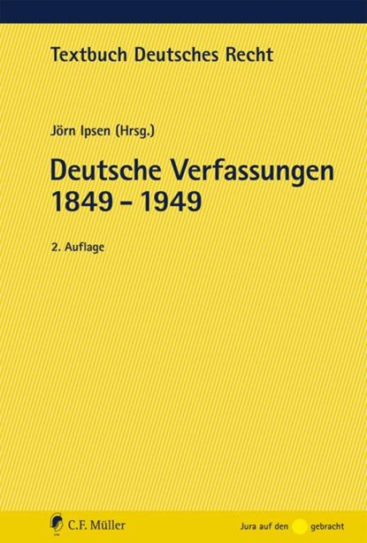 Deutsche Verfassungen 1849 - 1949, Jörn Ipsen - Paperback - 9783811441521