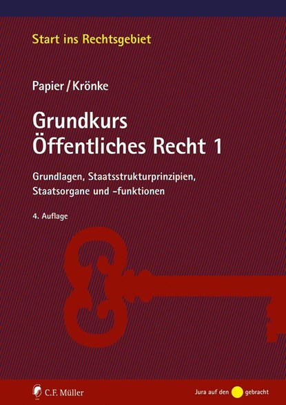 Grundkurs Öffentliches Recht 1, Hans-Jürgen Papier ;  Christoph Krönke - Paperback - 9783811455184