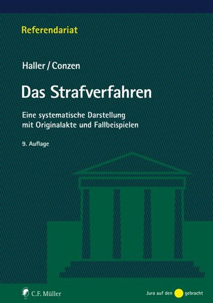 Das Strafverfahren, Klaus Haller ;  Klaus Conzen - Paperback - 9783811457461