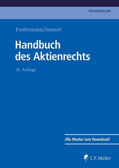 Handbuch des Aktienrechts, Dirk Jannott ; Jürgen Frodermann - Gebonden - 9783811491182