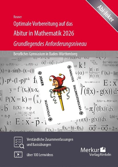 Optimale Vorbereitung auf das Abitur in Mathematik 2026 - Grundlegendes Anforderungsniveau, Stefan Rosner - Paperback - 9783812011792