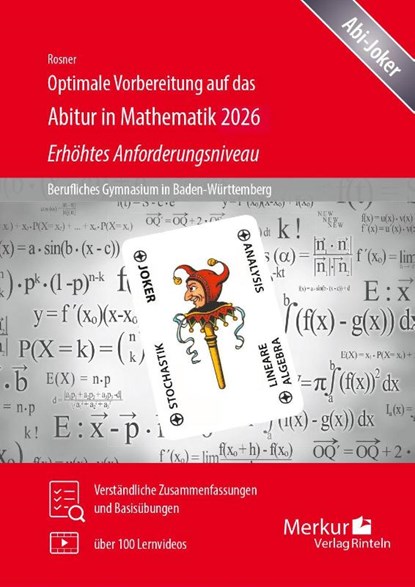 Optimale Vorbereitung auf das Abitur in Mathematik 2026 - Erhöhtes Anforderungsniveau, Stefan Rosner - Paperback - 9783812011808