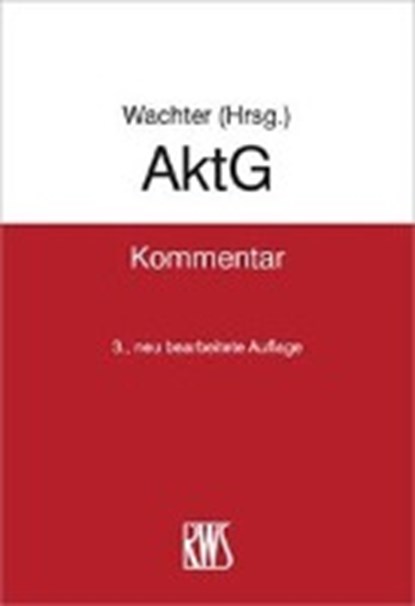AktG, WACHTER,  Thomas - Gebonden - 9783814510118