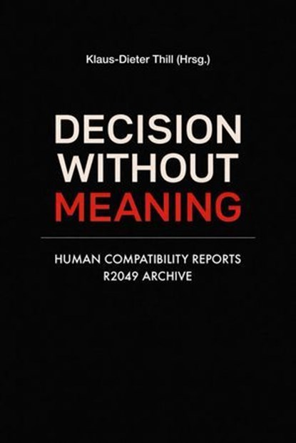 Decision Without Meaning, Klaus-Dieter Thill - Ebook - 9783819001307