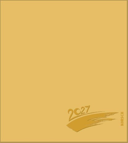 Foto-Malen-Basteln Bastelkalender gold 2027, Verlag Korsch - Paperback - 9783819304484