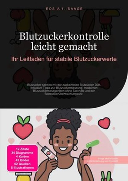 Blutzuckerkontrolle leicht gemacht: Ihr Leitfaden für stabile Blutzuckerwerte, D. Eos A. I. Saage - Ebook - 9783819774652