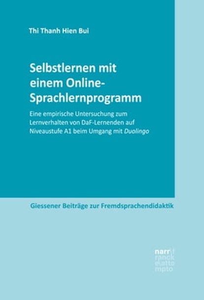 Selbstlernen mit einem Online-Sprachlernprogramm, Thanh Hien Bui Thi - Ebook - 9783823303459