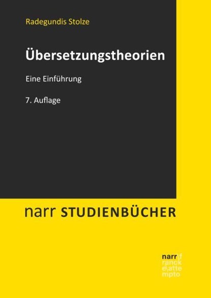 Übersetzungstheorien, Radegundis Stolze - Paperback - 9783823381143