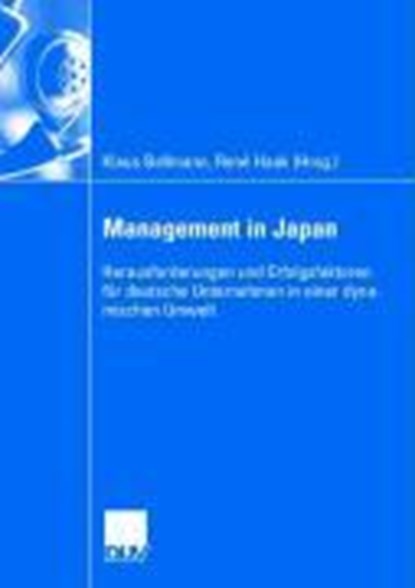 Management in Japan, Klaus Bellmann ; Rene Haak - Paperback - 9783824408337