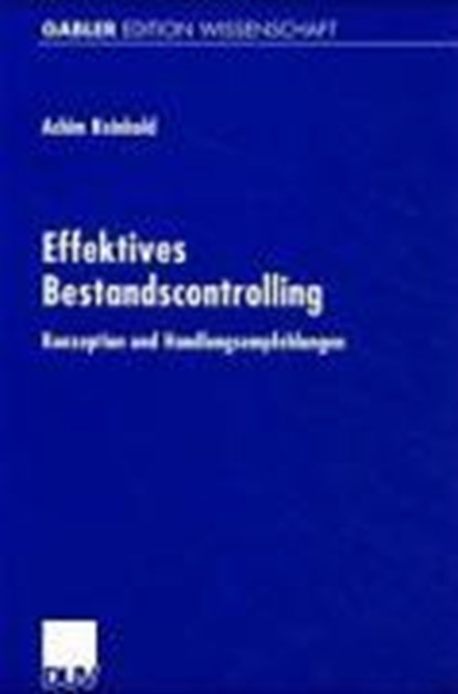 Effektives Bestandscontrolling, Achim Reinhold - Paperback - 9783824472994