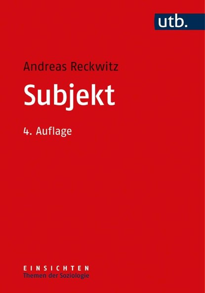 Subjekt, Andreas Reckwitz - Paperback - 9783825254551